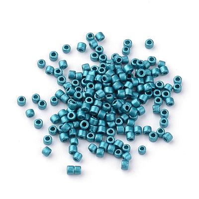 Baking Paint Cylinder Seed Beads SEED-R041-11-1
