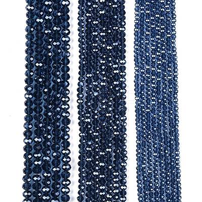 Electroplate Glass Beads Strands EGLA-A044-T4mm-A12-1