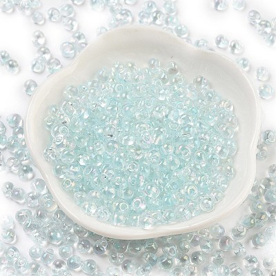 6/0 Inside Colours Glass Seed Beads SEED-A034-03J-1