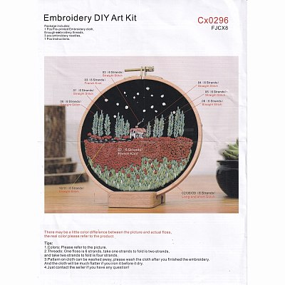 DIY Scenery Embroidery Sets DIY-O021-13-1