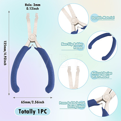 Stainless Steel Jewelry Crimping Pliers PT-TAC0002-01-1