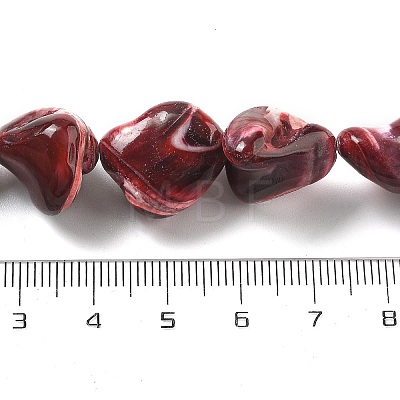 Dyed Natural Trochus Shell Beads Strands BSHE-Z006-02C-1