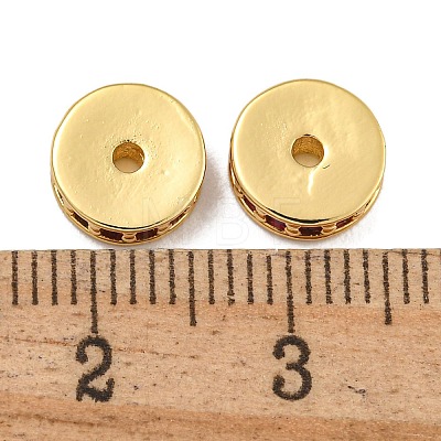 Rack Plating Brass Micro Pave Cubic Zirconia Beads KK-U030-28G-06-1