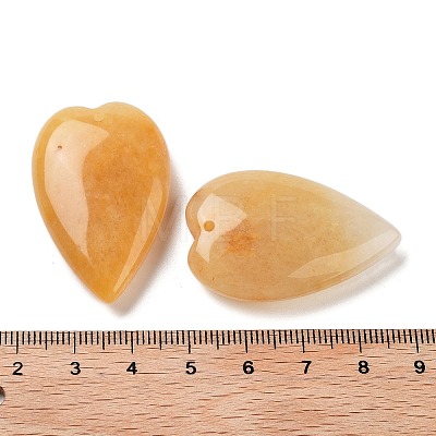 Natural Yellow Aventurine Pendants G-D087-02J-1