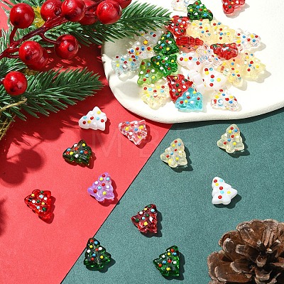 6Pcs Handmade Bumpy Glass Beads Strands LAMP-FS0001-16B-1