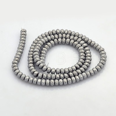 Electroplate Non-magnetic Synthetic Hematite Beads Strands G-J208D-10-1