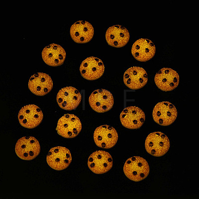 Cookie Luminous Resin Cabochons CRES-T026-02A-1