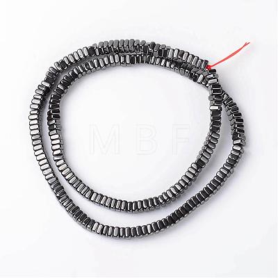 Non-Magnetic Synthetic Hematite Beads Strands G-D800-01-1