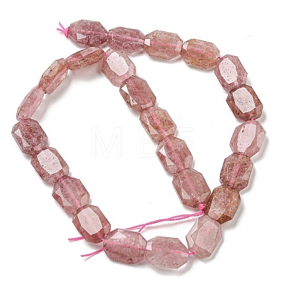 Natural Strawberry Quartz Beads Strands G-P544-B01-01-1