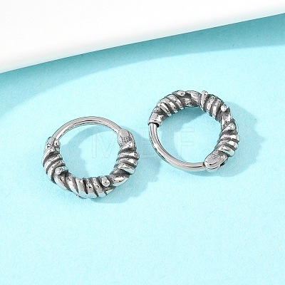 316 Stainless Steel Cartilage Earrings AJEW-C044-16C-AS-1