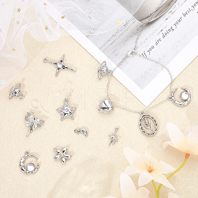 20Pcs 10 Style Alloy Pendants FIND-CA0006-46-1