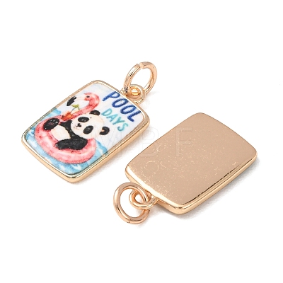 Printed Brass Pendants KK-CBA3895-01E-G-1