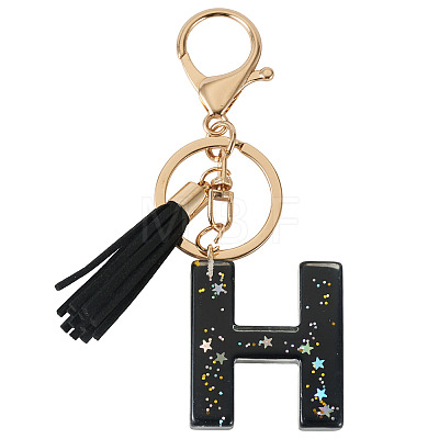 1Pc Resin Letter Keychains KEYC-TADJ0001-09H-1