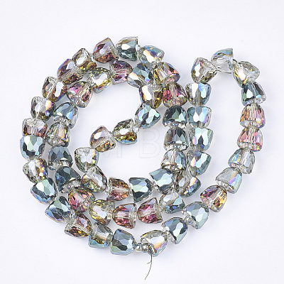 Electroplated Glass Beads EGLA-T016-01-B05-1