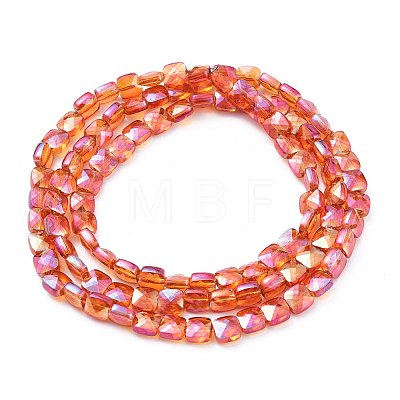 Electroplate Glass Beads Strands EGLA-S176-02-B07-1