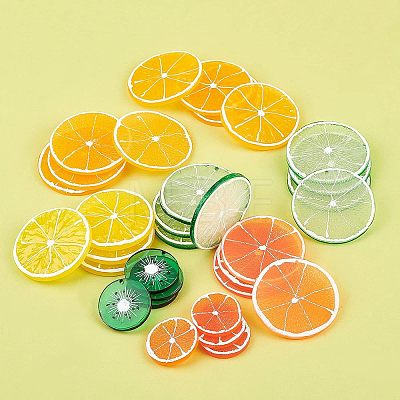 SUPERFINDINGS Fruit Resin Pendants RESI-FH0001-06-1