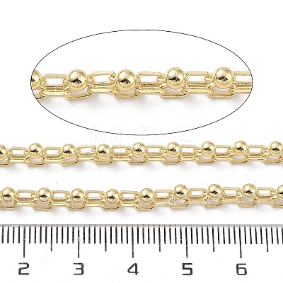 Rack Plating Brass Chains CHC-F018-03G-1