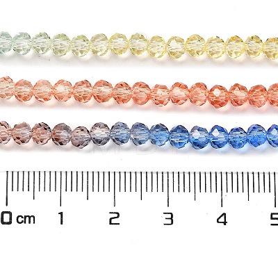 Transparent Painted Glass Beads Strands DGLA-A034-T3mm-A02-1