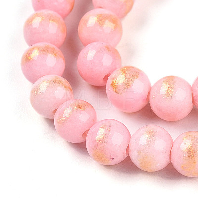 Natural Mashan Jade Beads Strands G-A255-A01-02B-1