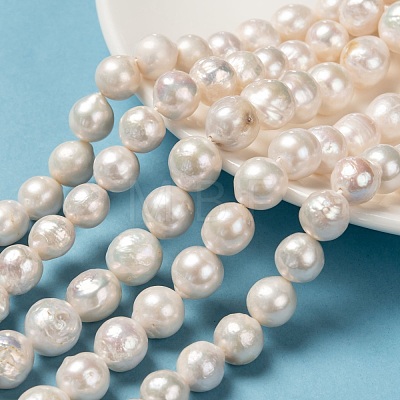 Natural Baroque Pearl Keshi Pearl Beads Strands PEAR-Q004-39-1