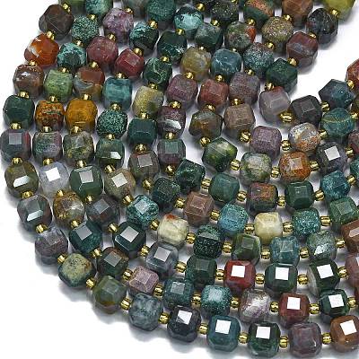 Natural Bloodstone Beads Strands G-K389-A56-01-1