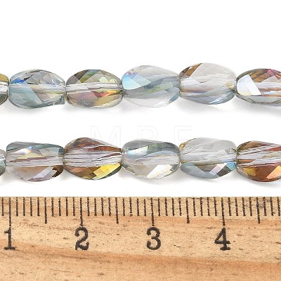 Electroplate Glass Beads Strands EGLA-L045-C-1