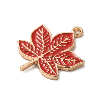 Thanksgiving Day Theme Alloy Enamel Pendants ENAM-M002-03G-17-1