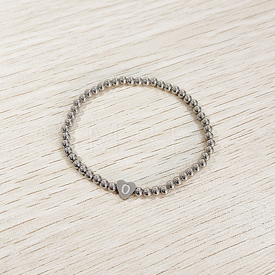 304 Stainless Steel Beads Stretch Bracelets for Women FS-WGC4F34-15-1