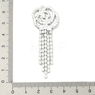 Brass Rhinestone Pendants KK-I715-16S-02-1