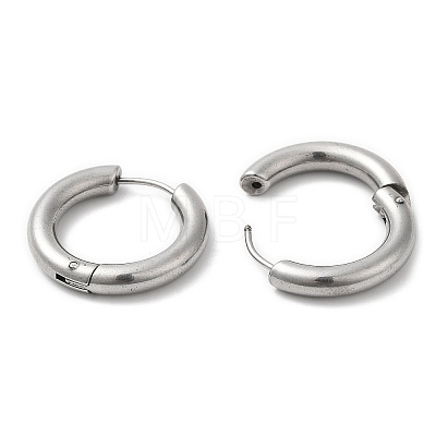 Rack Plating Brass Huggie Hoop Earrings for Women EJEW-D059-13B-P-1