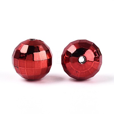 Plating Acrylic Beads PACR-TAC0005-04F-1