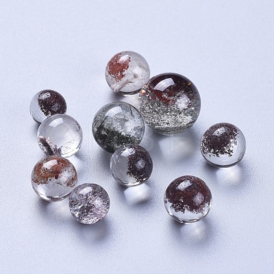 Natural Green Lodolite Quartz/Garden Quartz Beads G-E558-02B-1