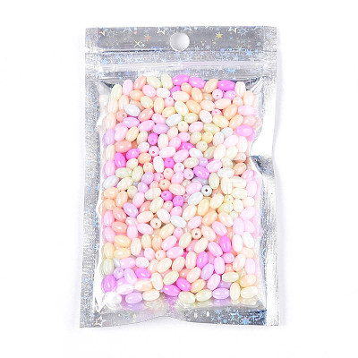 Glitter Holographic Star Plastic Packaging Yin-yang Resealable Bags OPP-N002-02E-1