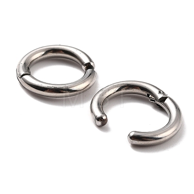 304 Stainless Steel Clip-on Earrings EJEW-Z014-01B-P-1