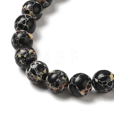 Synthetic Imperial Jasper Dyed Beads Strands G-P507-01A-03-1