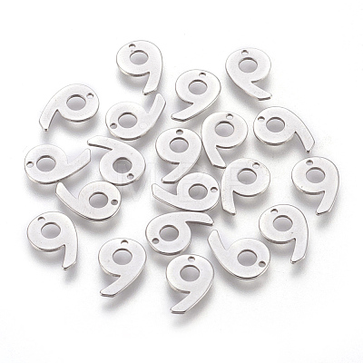 Tarnish Resistant 201 Stainless Steel Charms STAS-F175-01P-9-1