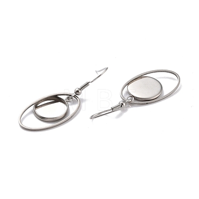 201 Stainless Steel Earring Hooks STAS-Z036-02P-1