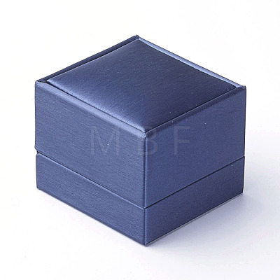 PU Leather Ring Boxes OBOX-G010-03D-1