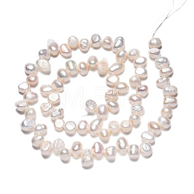 Natural Cultured Freshwater Pearl Beads Strands PEAR-N014-05G-1