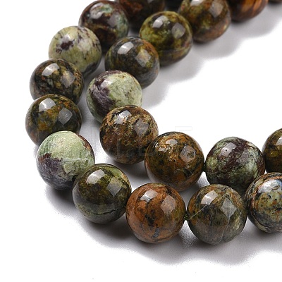 Natural Green Opal Beads Strands G-C242-01D-1