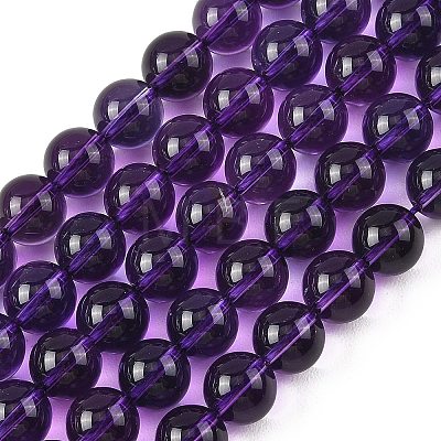 Synthetic Quartz Bead Strands G-H001-66A-01-1
