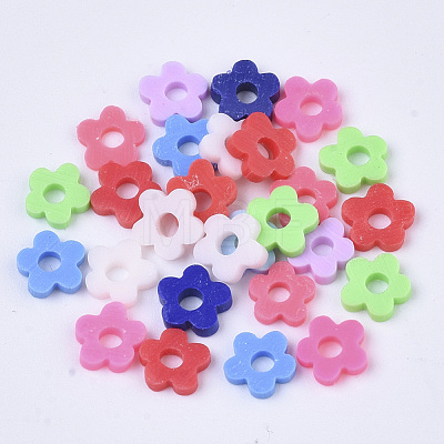 Handmade Polymer Clay Beads Strands X-CLAY-R086-01-1