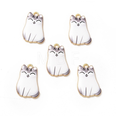 Alloy Enamel Pendants ENAM-M046-12G-D-1