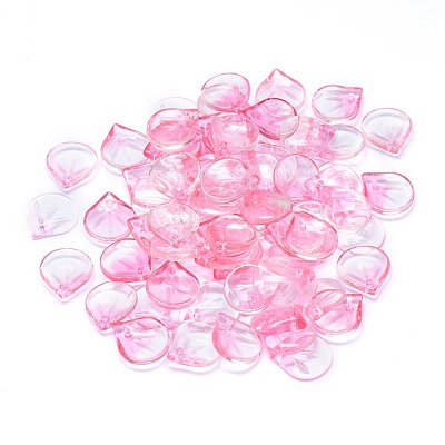 Transparent Glass Charms GLAA-H016-05E-10-1