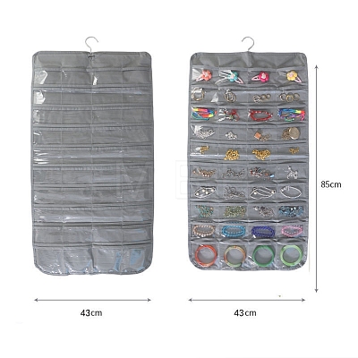 Non-Woven Fabrics Jewelry Hanging Display Bags PW-WG86F1F-15-1