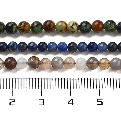 Natural Mixed Gemstone Beads Strands G-F591-14-1