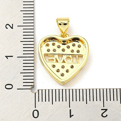 Brass with Cubic Zirconia Pendants FIND-Z023-01A-1