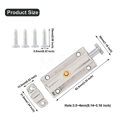 304 Stainless Steel Spring Locks Set SW-TAC0001-22A-P-1