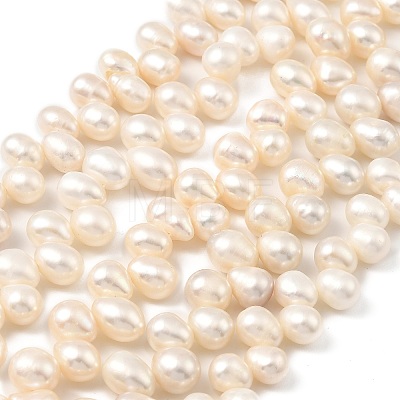 Natural Cultured Freshwater Pearl Beads Strands PEAR-I007-04E-01A-1