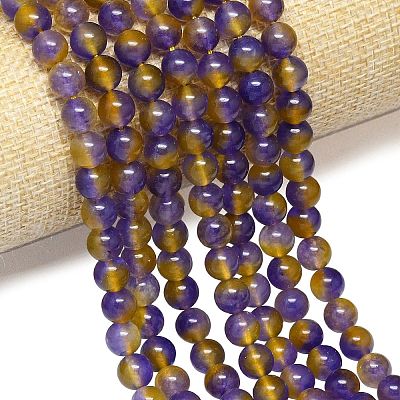 Natural Malaysia Jade Beads Strands G-B165-C04-8mm-1